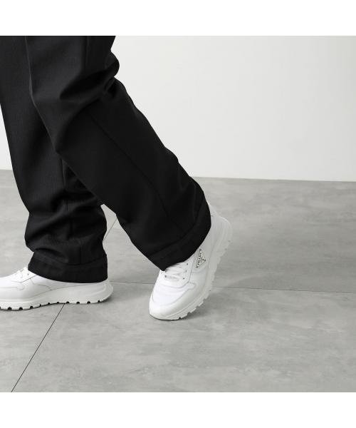 PRADA スニーカー 2EE369 3LF5 Re－Nylon×ブラッシュドレザー スニーカー PRADA 2EE369 3LF5 Re Nylon×ブラッシュドレザー