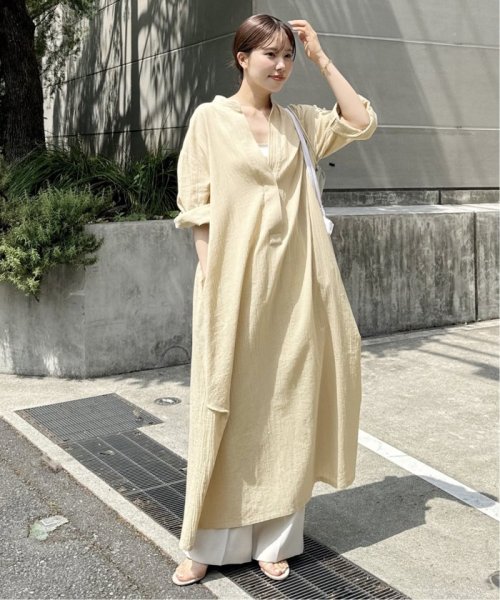 【R’IAM】スキッパーシャツワンピース 