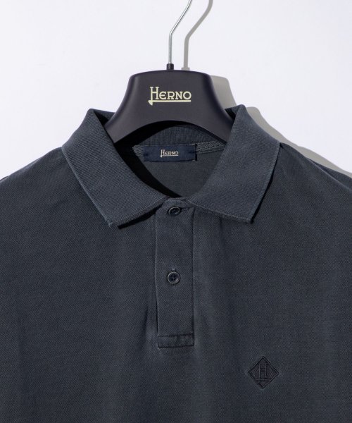 HERNO(ヘルノ)/ヘルノ HERNO JPL00126U 54006 ポロシャツ メンズ トップス 半袖 ショートスリーブ/img04