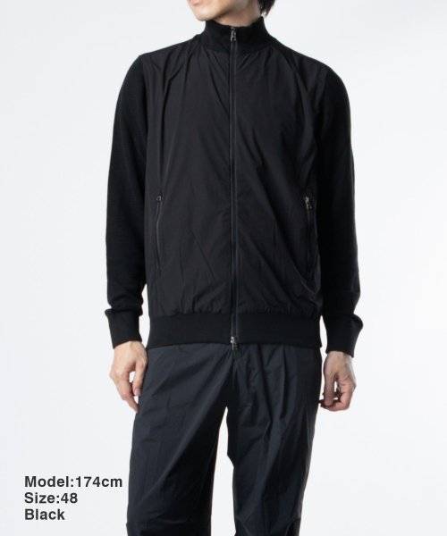 ヘルノ HERNO MC000172U 72054 ジャケット メンズ アウター 長袖 カーディガン セーター リブ編み ジップアップ コットン また