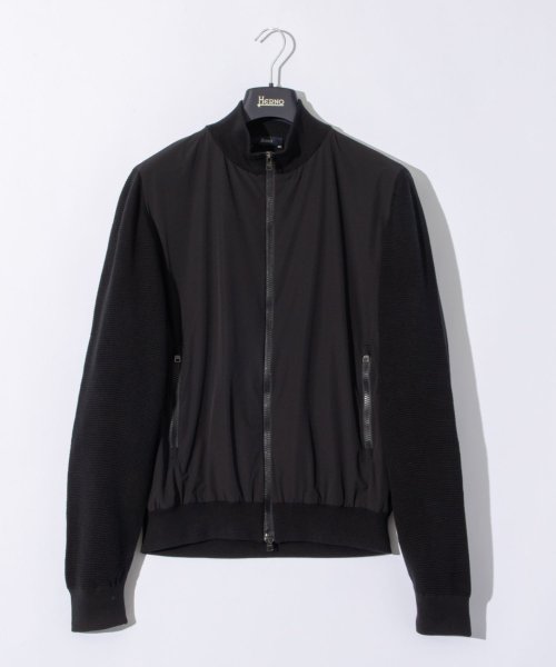 ヘルノ HERNO MC000172U 72054 ジャケット メンズ アウター 長袖 カーディガン セーター リブ編み ジップアップ コットン また