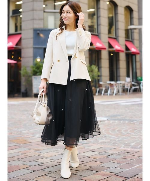 リボンパールチュールスカート(506224615)｜阪急百貨店公式通販サイト  