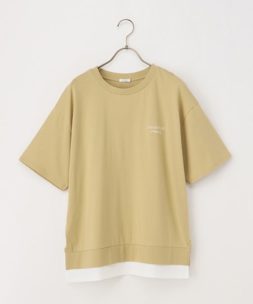 GLACIER(グラシア)/裾レイヤード風トップス トップス Tシャツ レディース 綿100％ UVカット /img21