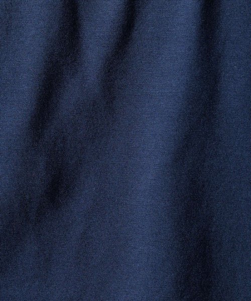 ABAHOUSE(ABAHOUSE)/【接触冷感】シルケット天竺 モックネック 半袖Tシャツ【予約】/img01
