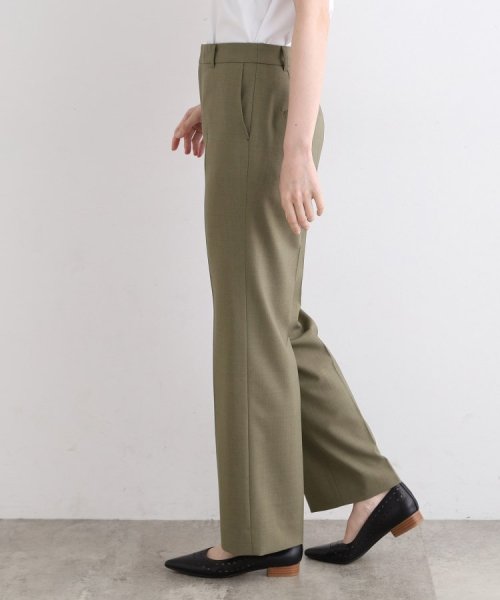 【定番スーツ／ウール混】無地ストレートパンツ ビジネス・フォーマル スーツパンツ T1373193879(10450円)