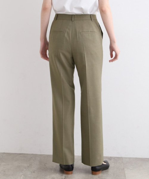 【定番スーツ／ウール混】無地ストレートパンツ ビジネス・フォーマル スーツパンツ T1373193879(10450円)