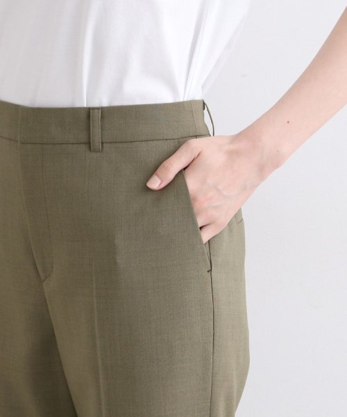 【定番スーツ／ウール混】無地ストレートパンツ ビジネス・フォーマル スーツパンツ T1373193879(10450円)