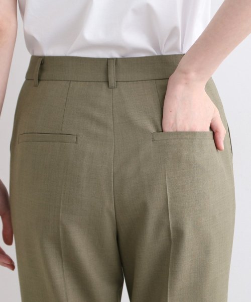 【定番スーツ／ウール混】無地ストレートパンツ ビジネス・フォーマル スーツパンツ T1373193879(10450円)