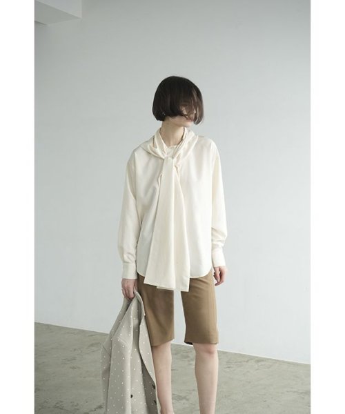 BOW TIE HOODIE SHIRT(506227448) | クラネ(CLANE) - MAGASEEK