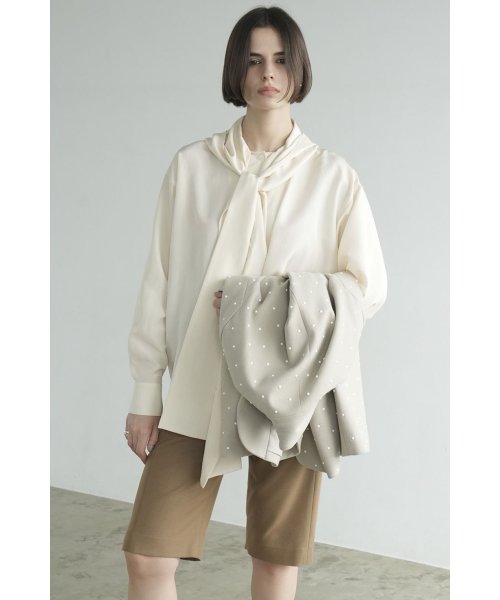 BOW TIE HOODIE SHIRT(506227448) | クラネ(CLANE) - MAGASEEK