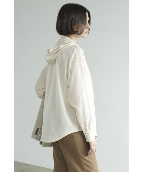 BOW TIE HOODIE SHIRT(506227448) | クラネ(CLANE) - MAGASEEK