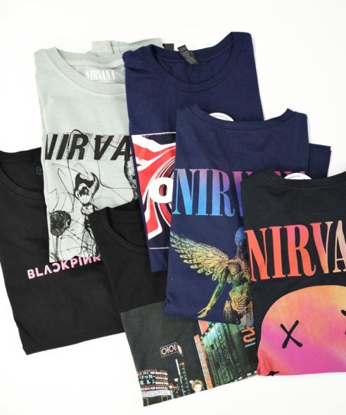 BEAVER(ビーバー)/NIRVANA/ニルヴァーナ 　INCESTICIDE STACKED LOGO S/S TEE/img18