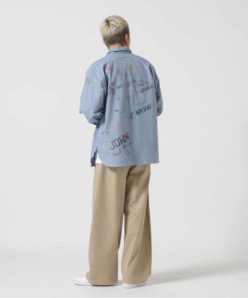 PAYDAY /ペイデイ　別注PAYDAY刺繍SHIRT PAYDAY