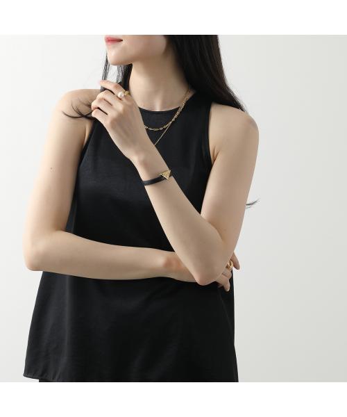 PRADA ブレスレット PRADA プラダ ベルトブレスレット サフィアーノ レザー NERO 黒