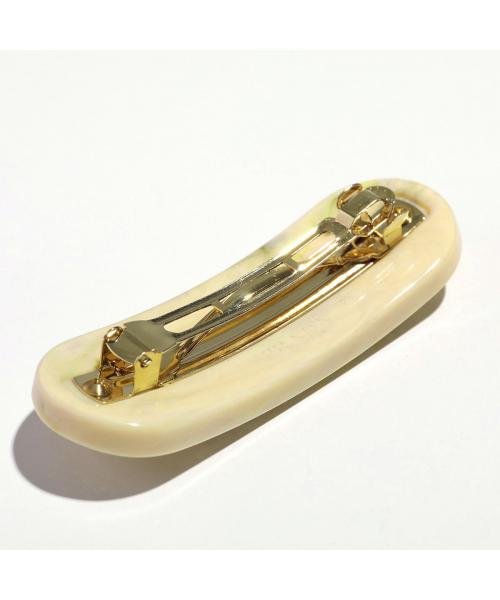 PRADA プラダ プレックス ヘアクリップ ヘアピン バレッタ ピンク ロゴ  