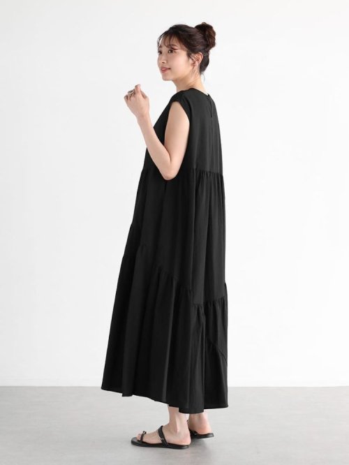 ノースリーブティアードサッカーワンピース ワンピース B1431776708(11000円)