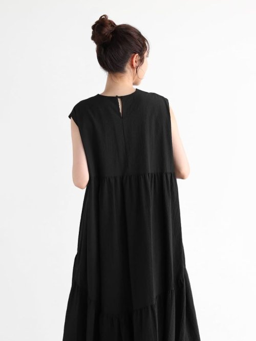 ノースリーブティアードサッカーワンピース ワンピース B1431776708(11000円)