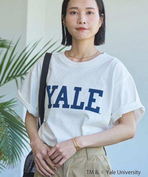 coen(coen)/YALE別注ロゴプリントバック刺繍Tシャツ/img01