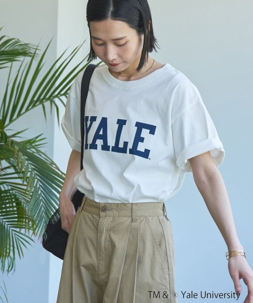 coen(coen)/YALE別注ロゴプリントバック刺繍Tシャツ/img03