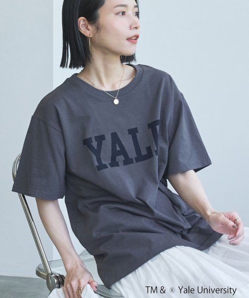 coen(coen)/YALE別注ロゴプリントバック刺繍Tシャツ/img12