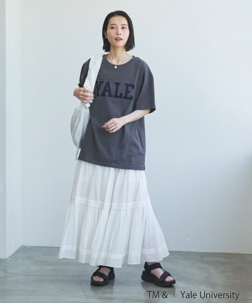 coen(coen)/YALE別注ロゴプリントバック刺繍Tシャツ/img18