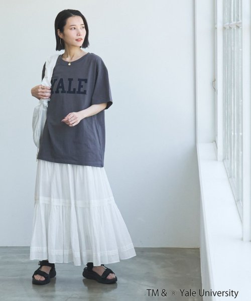 coen(coen)/YALE別注ロゴプリントバック刺繍Tシャツ/img19