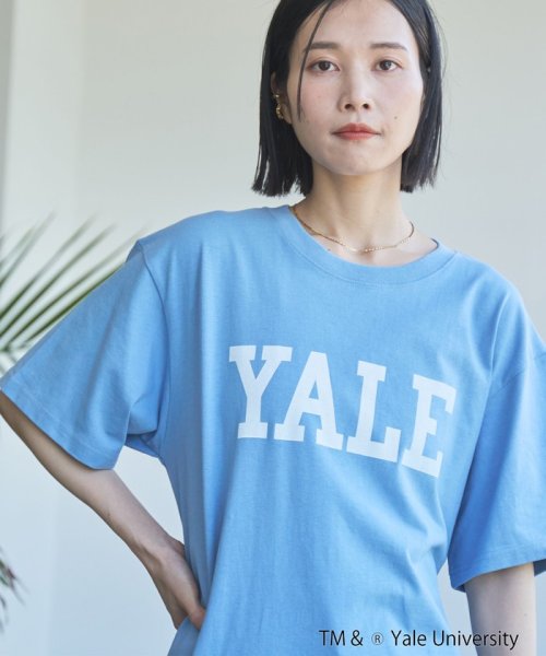 coen(coen)/YALE別注ロゴプリントバック刺繍Tシャツ/img23