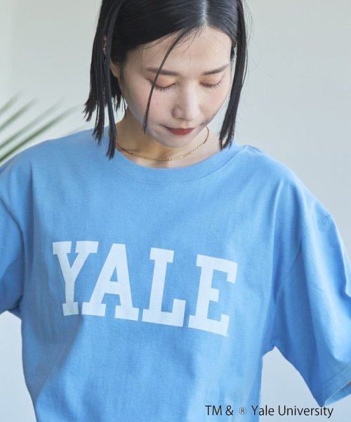 coen(coen)/YALE別注ロゴプリントバック刺繍Tシャツ/img24