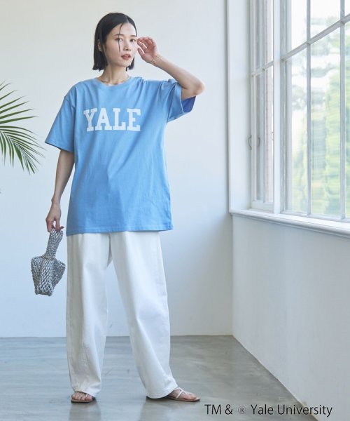 coen(coen)/YALE別注ロゴプリントバック刺繍Tシャツ/img29