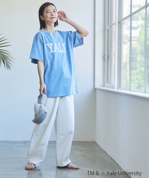 coen(coen)/YALE別注ロゴプリントバック刺繍Tシャツ/img30