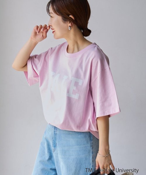 coen(coen)/YALE別注ロゴプリントバック刺繍Tシャツ/img36