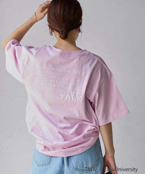 coen(coen)/YALE別注ロゴプリントバック刺繍Tシャツ/img37