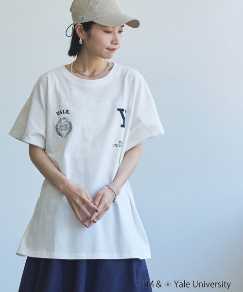 coen(coen)/YALE別注ロゴプリントビッグフットボールTシャツ/img09