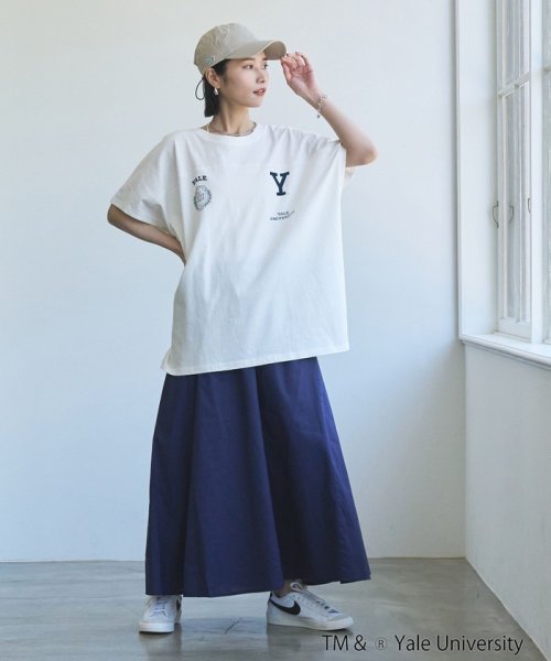 coen(coen)/YALE別注ロゴプリントビッグフットボールTシャツ/img10