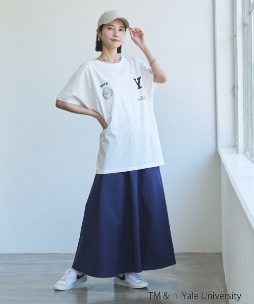 coen(coen)/YALE別注ロゴプリントビッグフットボールTシャツ/img12
