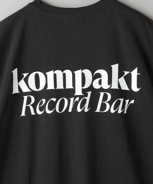 BEAUTY&YOUTH UNITED ARROWS(ビューティーアンドユース　ユナイテッドアローズ)/＜Kompakt Record bar＞バックロゴ Tシャツ/img16