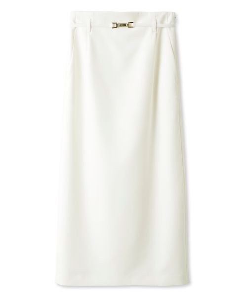 細ベルト付きタイトスカート 予めご了承ください