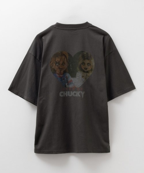 MAC HOUSE(men)(マックハウス（メンズ）)/CHUCKY 加工Tシャツ 4277－8846/img05