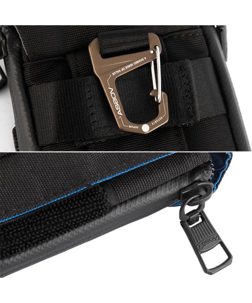 アッソブ スマホポーチ モバイルポーチ メンズ レディース ブランド アウトドア リュックにつける 撥水 防水 日本製 AS2OV 152320