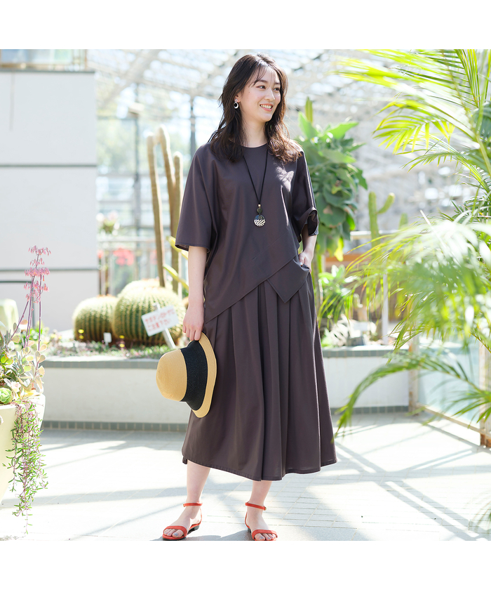 POTECHINO トップス アシンメトリー・裾三角トップス(506240805)｜阪急百貨店公式