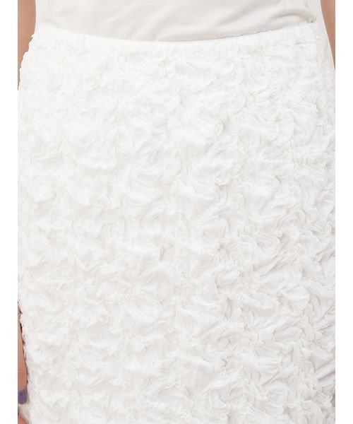 シャーリングファブリックストレートスカート 予めご了承ください