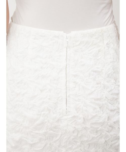 シャーリングファブリックストレートスカート 予めご了承ください