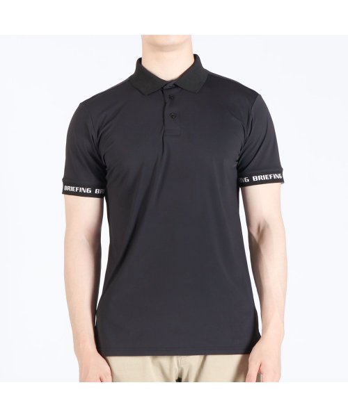 【日本正規品】 ブリーフィング ゴルフ ウェア BRIEFING GOLF ポロシャツ 半袖 MENS LOGO BACK RIB POLO BRG241M70 BRIEFING