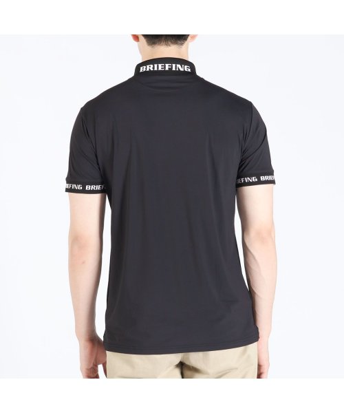 【日本正規品】 ブリーフィング ゴルフ ウェア BRIEFING GOLF ポロシャツ 半袖 MENS LOGO BACK RIB POLO BRG241M70 BRIEFING