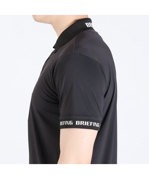 【日本正規品】 ブリーフィング ゴルフ ウェア BRIEFING GOLF ポロシャツ 半袖 MENS LOGO BACK RIB POLO BRG241M70 BRIEFING