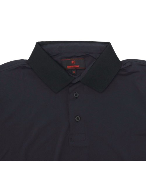 【日本正規品】 ブリーフィング ゴルフ ウェア BRIEFING GOLF ポロシャツ 半袖 MENS LOGO BACK RIB POLO BRG241M70 BRIEFING