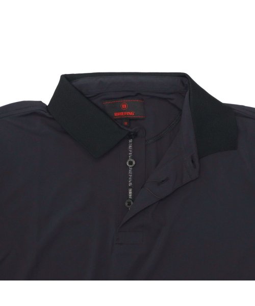 【日本正規品】 ブリーフィング ゴルフ ウェア BRIEFING GOLF ポロシャツ 半袖 MENS LOGO BACK RIB POLO BRG241M70 BRIEFING