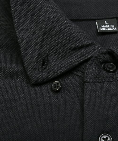 LUXSTYLE(ラグスタイル)/鹿の子ポケット付き半袖ポロシャツ/ポロシャツ 半袖 メンズ メンズポロシャツ 半袖ポロシャツ 鹿の子 胸ポケット ボタンダウン/img15