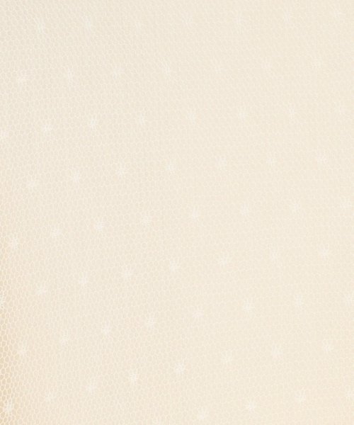 チュールエンブロイダリー クロップドブラウス 