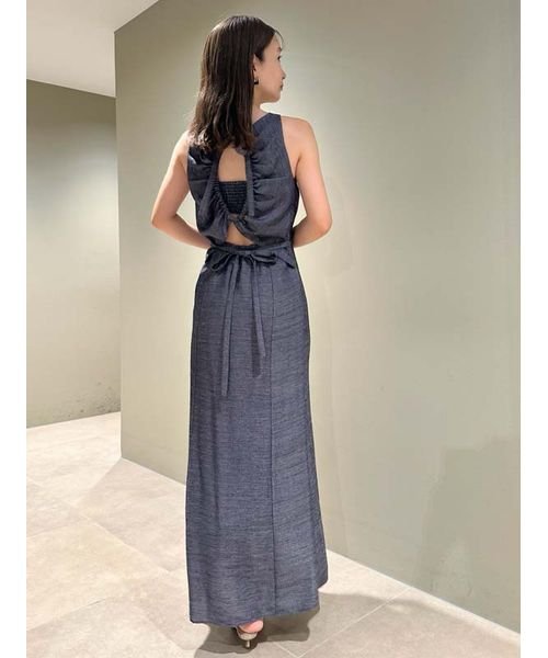 ドロストバッグオープンワンピース 予めご了承ください 総丈 5cm バスト ウエスト